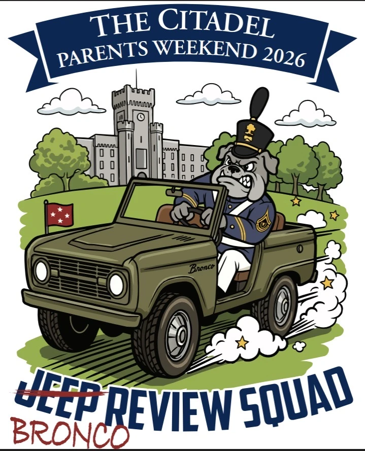 Logo for Parents' Weekend t-shirts, lunch options, and tote bags